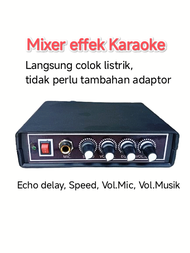 Mixer Karaoke Musik + Echo Efek vocal