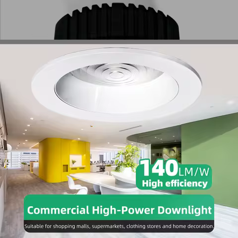 LED Downlight AC110-240V Spot 12W 18W 24W 35W 50W Recessed in LED Ceiling Downlight Light 2700K 3000