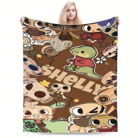 Shelly Dandys World Flannel Throw Blanket Soft Cozy AllSeasons Throw xcmxin