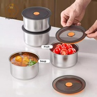 Popubear  Meal Prep Container Separate Flavor Container Stackable Stainless Steel Food Storage Conta