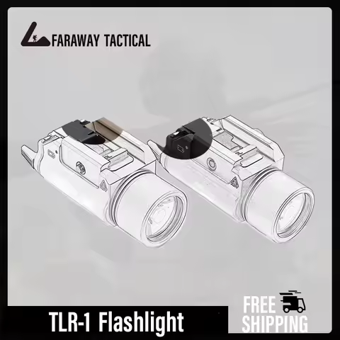 TR1 HL 1000 Lumen Flashlight for Pistol GLOCK 17 18 19 CZ-75 SIG SAUER P226 1911 20mm Rail Lanterna 