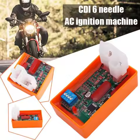 Programmable CDI For Motorcycle Lgnition 6 Pin AC CDI Racing Box DIP Speed For CG125 CG150 150CC FT