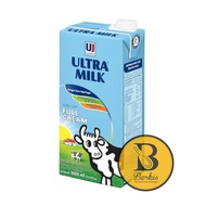 TM17 Susu UHT Ultra Milk Full am 1 Liter - Ultra Jaya Plain