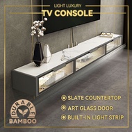 Light Luxury Tv Console Rock Board Tv Cabinet Hanging Wall Hanging Cabinet Tv Console Cabinet