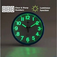 9 Inch Luminous Silent wall clock Jam Dinding Wall Clock Digital 时钟