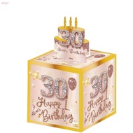 WKPFR893 Birthday Pull-Out Money Gift Box, 16th/18th with Card Money Roll Gift Box, Money Bouquet  P