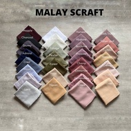 Malay SCRAFT || Premium JUMBO MALAY SCRAFT HIJAB || Musya.id