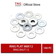 100 pcs m8x18 plate rings / 12 bolt rings
