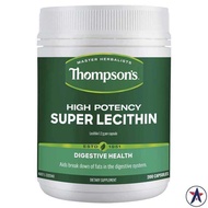 Mầm đậu nành hàm lượng cao Thompsons High Potency Super Lecithin 1200mg 200 viên