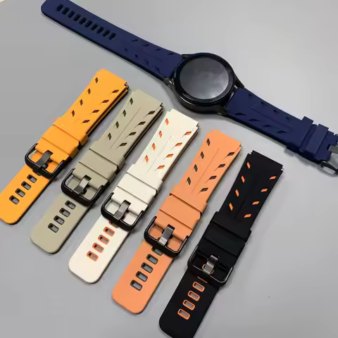 22mm Silicone Sport Strap For Huami AMAZFIT BALANCE 2 BIP6 5 GTR CHEETAH Bracelet For Mi Watch/Redmi