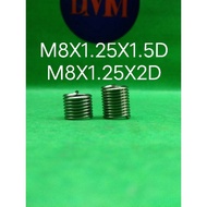 benang spring m8x1.25/thread springM8X1.25X1.5D/2D 1pcs