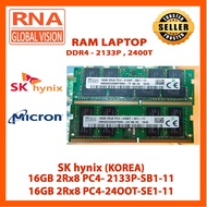 RAM LAPTOP DDR4- 16GB | 2400MHz / 2133MHz | REFURBISHED