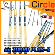 LINE WINDER Wolf Fishing Rod Model ZORRO PLUS-X (2-Piece Spin Rod)