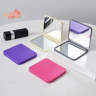 [ECM] 2-Face Makeup Mirror Square Portable Cute Girl'S Gift Hand Mirror Pocket Double-Sided Makeup M