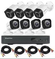 HD CCTV 8路8鏡頭套裝1080P高清閉路電視監控 IP66室內外通用 APP手機監控 硬盤錄像機DVR Security CCTV IP Cam iSmartView ARW-3808
