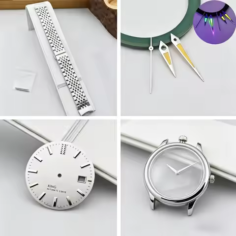 32.5mm dial NH35 dial King series mechanical watch parts no lume 40mm watch case s dial for Seiko mo
