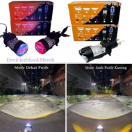 Head ligth Premium LED Headlight H4 Original Epic Racing ZE5/ZE5 Pro High Low AC DC Plus Full Alumin