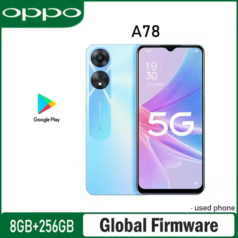 OPPO A78 5G SmartPhone Global firmware RAM 8GB ROM 256GB 50MP Android 12 MTK Dimensity 700 5000mAh C