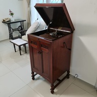 Ber1 Genuine Antique HMV 163 Grand Cabinet Gramophone Antik Vintage Collection Home Deco Classic Mus