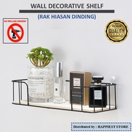 [M.SIA] WALL HANGING SHELF RECTANGLE DECORATIVE GRID RACKING SHELVES (RAK PAPAN DINGING - BENTUK PER
