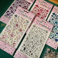 3D JEWEL STICKER GEM BLING-BLING STICKER FOR DECORATION AND FACE