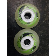 4 pcs Flash Inline Skate Wheels 85A Led Lighting Skates Wheels 80MM, 76MM