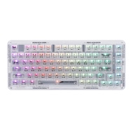 REDRAGON WIRELESS KEYBOARD (คีย์บอร์ดไร้สาย) K649CT ELF PRO (TRANSPARENT) (CRYSTAL SWITCH RGB EN/TH)
