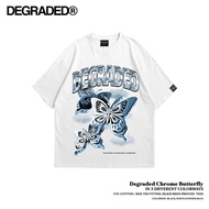 DEGRADED "CHROME V3." Crew Neck T-Shirt | BOX TEE FIT | OVERSIZE Clothes Cotton