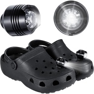 1pcs Headlights for Shoes with 8 Batteries, 3 Modes LED Flashlight Shoes Headlights Accessories for 