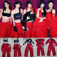 BABYGAGA ️ Lesserafim Kpop Spaghetti Cut Set Dance Costume Cove Cover Outfit