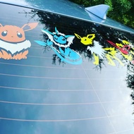 Eevee Evolutions Pokemon Go Monster Ball Decal Sticker