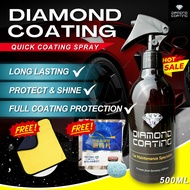 500ml Diamond Coating Ceramic Quick Coating Spray Car Polish Headlamp Upgrade