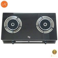 เตาแก๊สกระจกตั้งโต๊ะ 1 หัวแก๊ส 1 หัวอินฟราเรด TEKA LINEA รุ่น GXI 2 ขนาด 70 x 36.5 x 12.8 ซม. สีดำ  