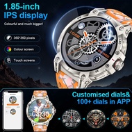 Flashlight Smart Watch Original 1.85" HD Large Screen Outdoor Sports IP68 Waterproof Compass h AI Vo