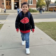Akatsuki anime kids jacket