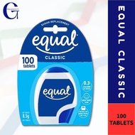 EQUAL CLASSIC 100 TABLETS SUGAR REPLACEMENT
