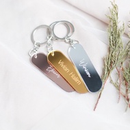 GANTUNGAN Custom acrylic keychain | Name Keychain | Acrylic Keychain | Acrylic Keychain