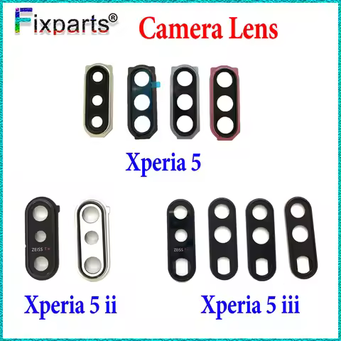 Full New For Sony Xperia 5 Rear Back Camera Lens Glass Xperia 5 II Camera Lens For Sony Xperia 5 III