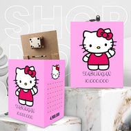 Hello Kitty Character Piggy Bank Cute Unique Target 10 Million 20 Million 30 Million MDF Savings Box
