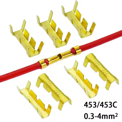 453 /453C U-shaped terminal tab cold inserts terminal wire connector terminales electricos small tee