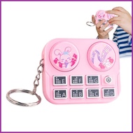 DJ Keychain DJ Instrument Player Pendant Small Player Keychain for Backpack Handbag Purse Party Trav