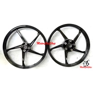 AJI Racing G500 Sport Rim 5 Batang (BLACK) Y15 Y16 Size 1.60 1.60