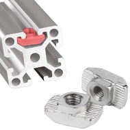 4040 Iron Nickel-Plated European Standard Boat-Shaped T-Nut Slider Aluminum Profile Nut Boat-Shaped 