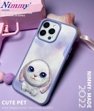 iPhone14 Case NIMMY 360 Protection Handmade เคสปักลาย 3D i14 / 14 Pro / 14 Promax / 14 Plus (THพร้อม