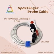 SpO2 Finger Probe Cable 7 Pins Cardiocap 5 (Compatible)