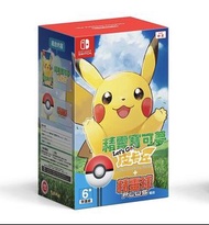 全新「精靈球Plus內有夢幻」精靈寶可夢 Let's Go皮卡丘 比卡超 ＋精靈球 Plus