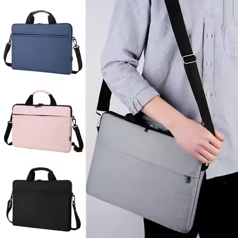 New Protective Pouch Large Capacity Shockproof Shoulder Bag Laptop Handbag Notebook Cover Laptop Sle