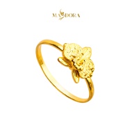 MASDORA 916 Gold Ring Rings Cincin Emas ~ Vast Orchid (M) - Seri Kuntum Collection (EMAS 916/22K)
