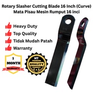 [HEAVY DUTY] Cutting Blade 16 Inch for Tractor, Kubota L1501 2201 2402 2202 MF, ISEKI/ Mata Pisau Me