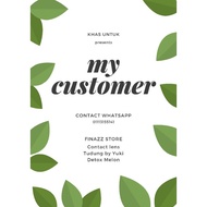 special untuk customer finaz store